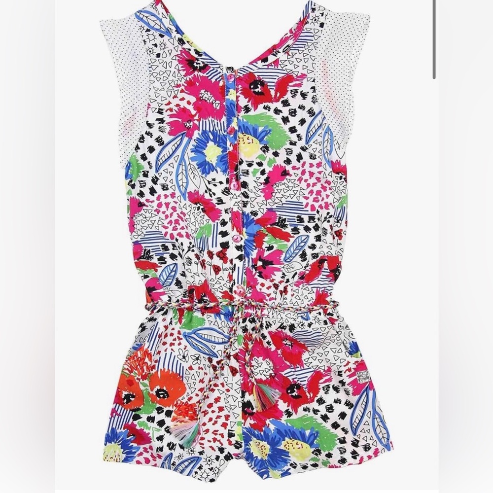 Deux par Deux Girls' Romper So Safari Size 4